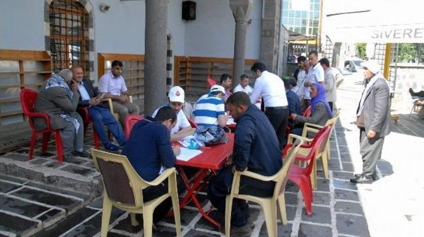 Siverek’te Suriye İçin Kan Bağışı