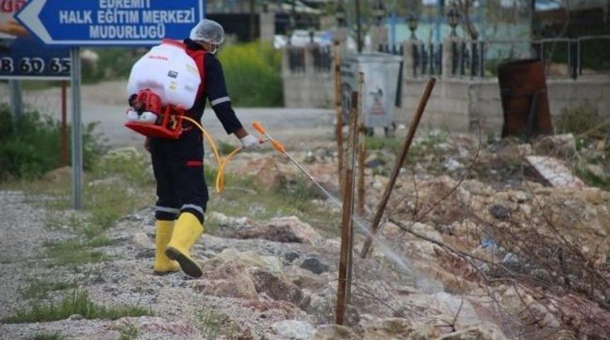 Edremit Belediyesi&rsquo;nden İla&ccedil;lama &Ccedil;alışması
