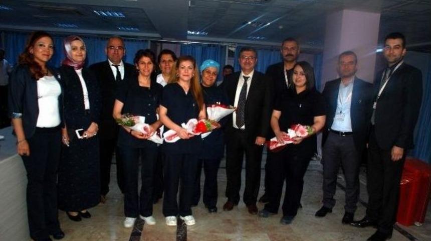 Hemşireler G&uuml;n&uuml;nde N&ouml;bette Olan Hemşireler Unutulmadı