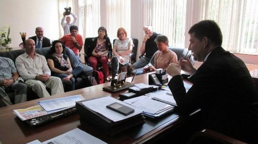 Avrupalı &Ouml;ğretmenlerden Merkezefendi Belediyesi&rsquo;ne Ziyaret