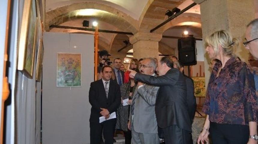 Yunan Naif Ressamların Sergisi Devecihan&rsquo;da A&ccedil;ıldı