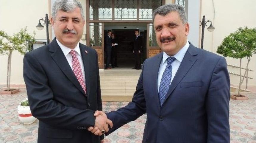 Başkan G&uuml;rkan&rsquo;dan, Başkan Polat&rsquo;a Ziyaret