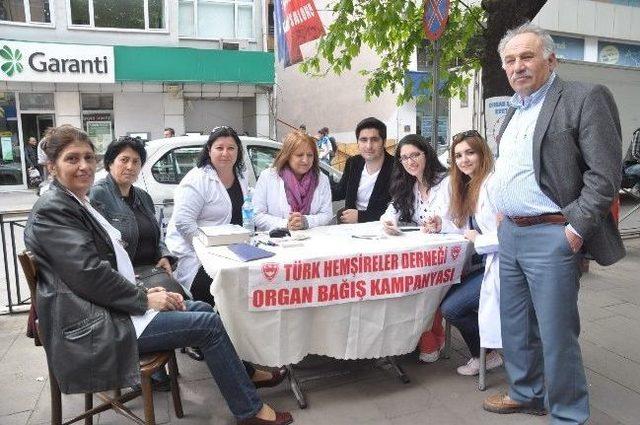 Hemşirelerden Organ Bağışı Kampanyası