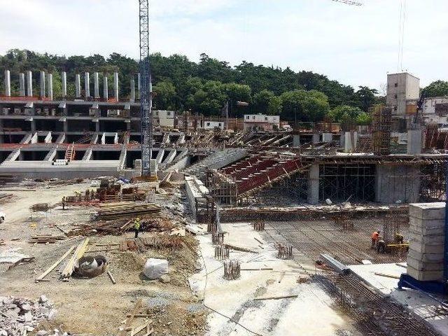 Vodafone Arena’da Çalışmalar Tüm Hızıyla Sürüyor