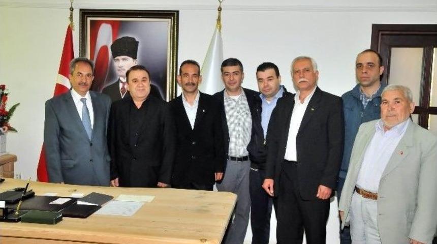 Başkan Akkaya&rsquo;ya Ziyaretler S&uuml;r&uuml;yor