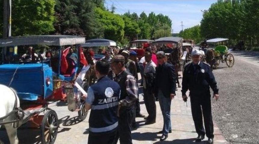 Edirne'de Faytonlar Denetlendi