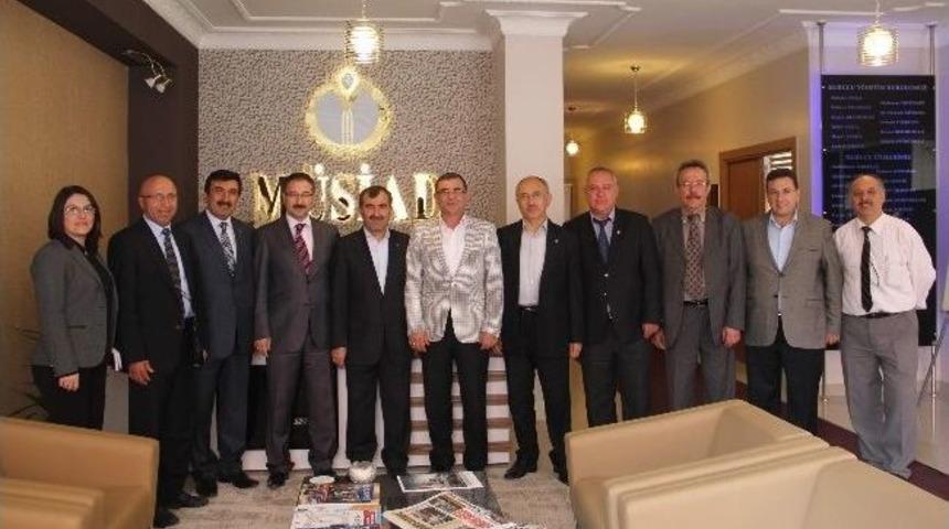 &Ccedil;orum Ticaret Borsası&rsquo;ndan M&uuml;siad&rsquo;a Ziyaret