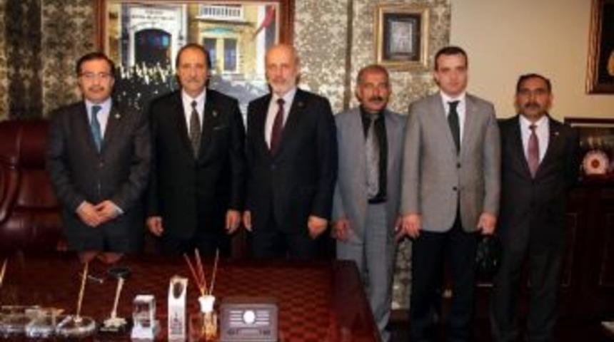 Ak Parti İl Başkanı Şahin&rsquo;den, Sesob Başkanı K&ouml;ksal&rsquo;a Ziyaret