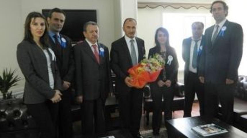 Sgk Personelinden Başkan K&ouml;ksoy'a Ziyaret