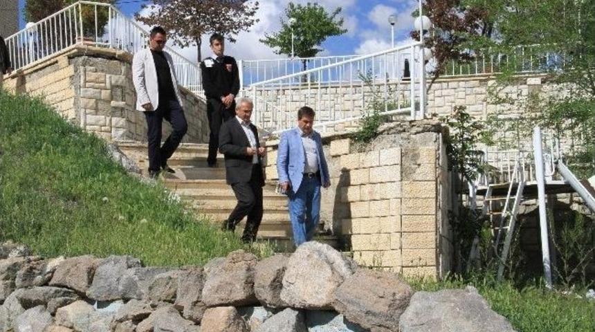 Başkan Başsoy Yapılan &Ccedil;alışmaları İnceliyor