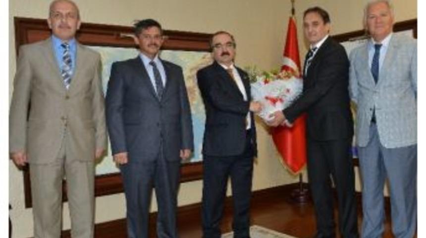 Sosyal G&uuml;venlik Kurumu Heyetinden Vali Coş&rsquo;a Ziyaret