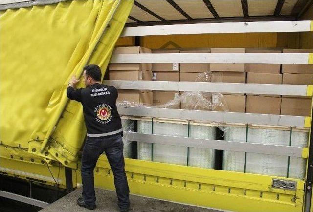 Kapıkule'de 2 Milyon 750 Bin Adet Makaron Ele Geçirildi