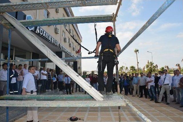 Adana Btü’de “yüksekte Güvenlı Çalışma” Semineri