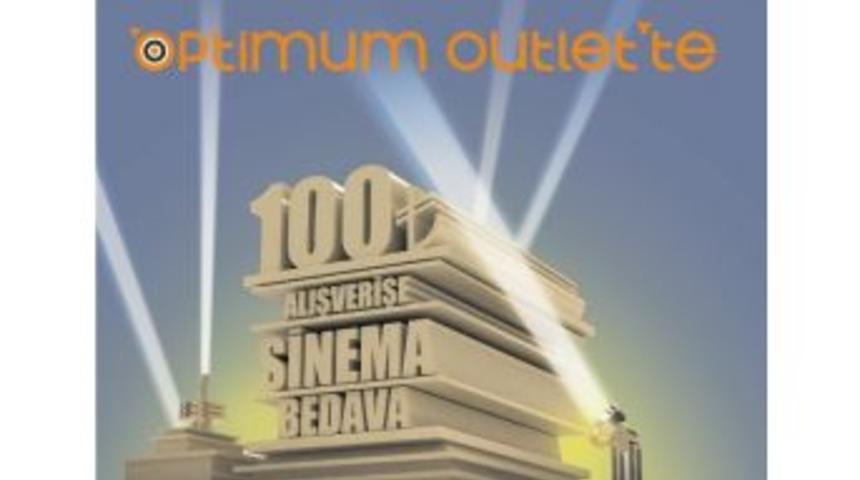 Optimum'dan Alışverişe Sinema Bileti Hediye