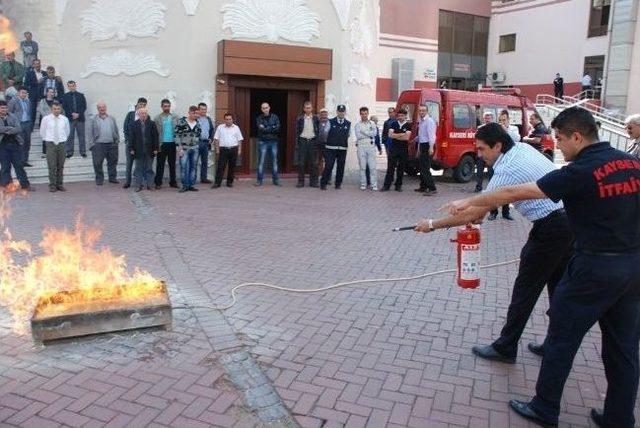 Hizmet İçi Seminerler Devam Ediyor Yangın, Şüpheli Paket, Bombalı Mektup 1