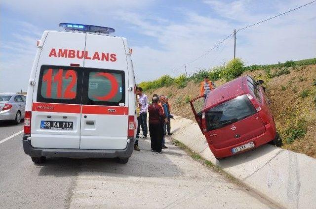 Tekirdağ&rsquo;da Trafik Kazası: 1 Yaralı 1