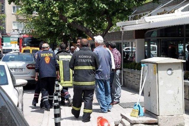 Konya da Baca Temizliği Yangın Paniğine Neden Oldu 1