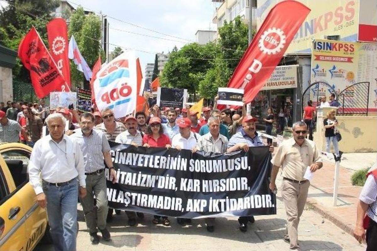 Soma'daki Maden Kazası Adana'da Protesto Edildi