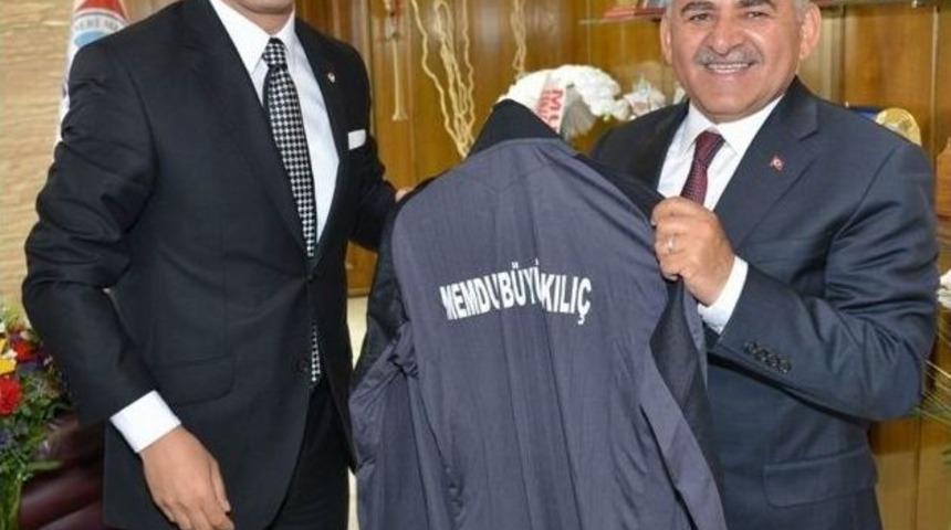 T&uuml;rkiye Faal Futbol Hakemleri Ve G&ouml;zlemcileri Derneği'nden Melikgazi Belediyesi'ne Ziyaret