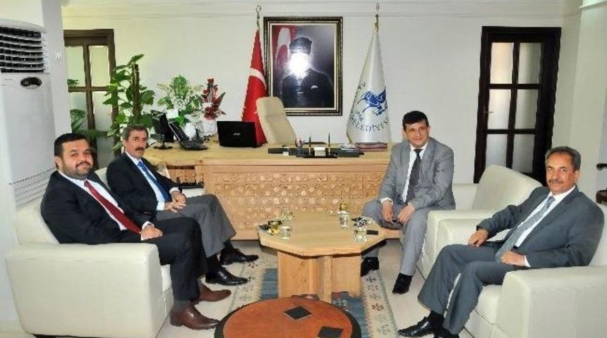 Başkan Akkaya&rsquo;ya Ziyaretler S&uuml;r&uuml;yor