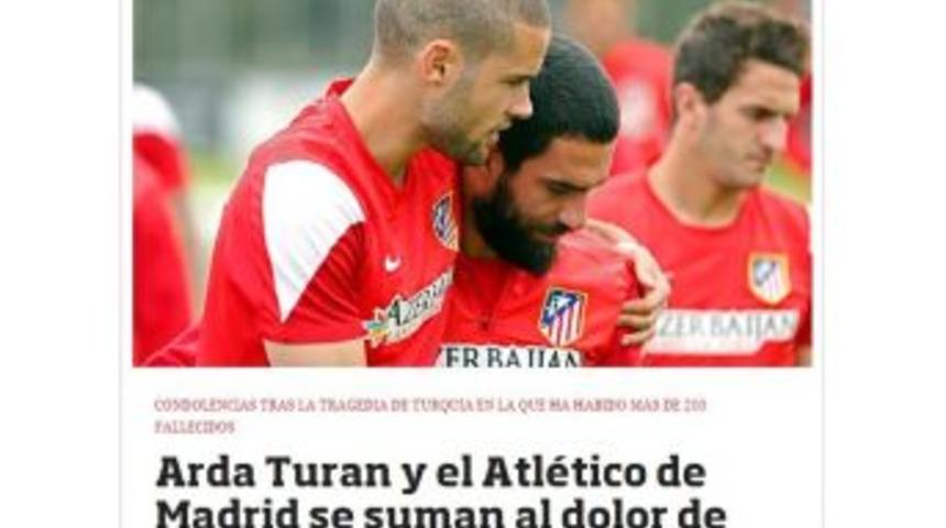 Arda Turan'ı Arkadaşları Teselli Etti
