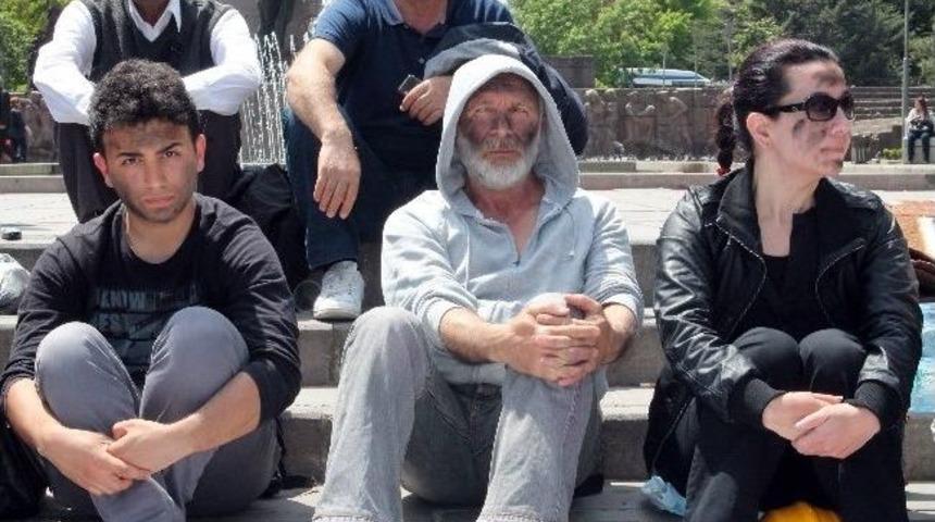 Başkent&rsquo;te 'soma' Eylemi