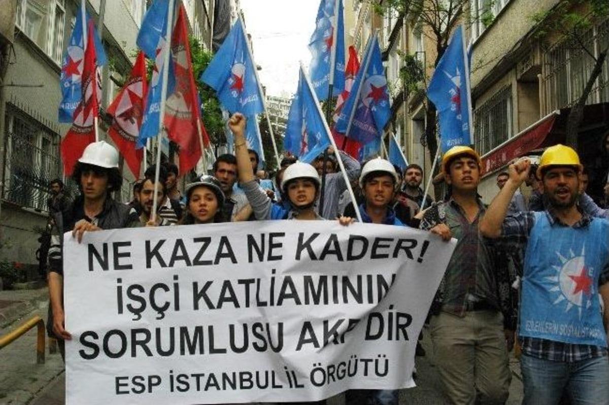 Taksim'de "soma" Eylemine Polis M&uuml;dahalesi