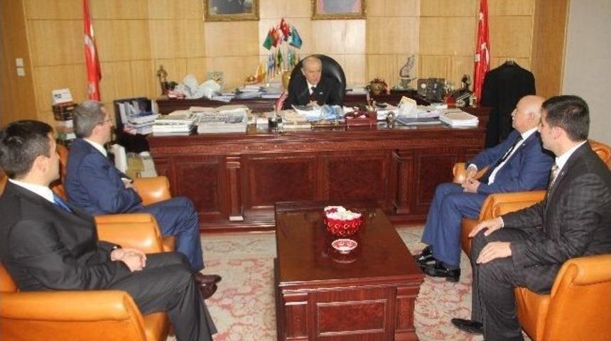 Başkan Rafet Vergili&rsquo;den Devlet Bah&ccedil;eli&rsquo;ye Ziyaret