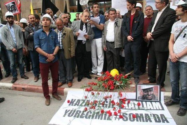 Soma’da Yaşanan İşçi Ölümleri Protesto Edildi 2