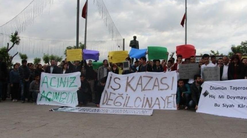Şırnak'ta Soma Protestosu