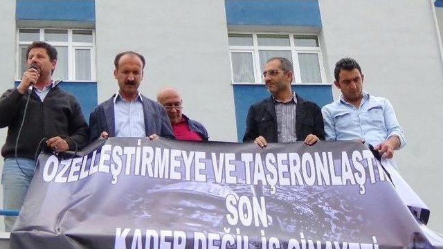 Tunceli'de Soma Protestosu