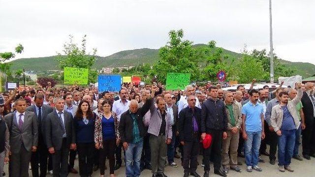 Tunceli'de Soma Protestosu