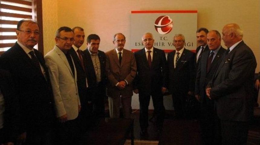 Başkan B&uuml;y&uuml;kerşen Ve Ata&ccedil;'tan Vali Tuna&rsquo;ya Ziyaret