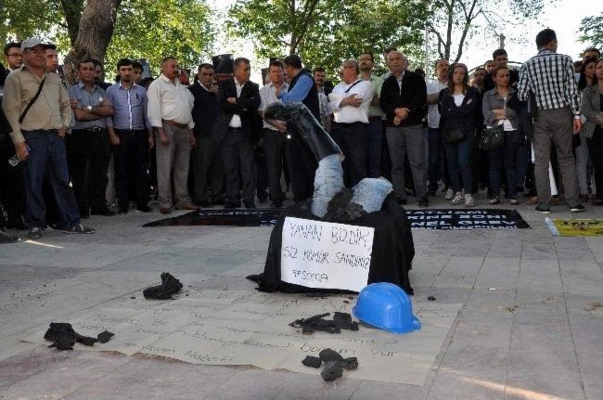 Gaziantep&rsquo;te Soma Eylemi