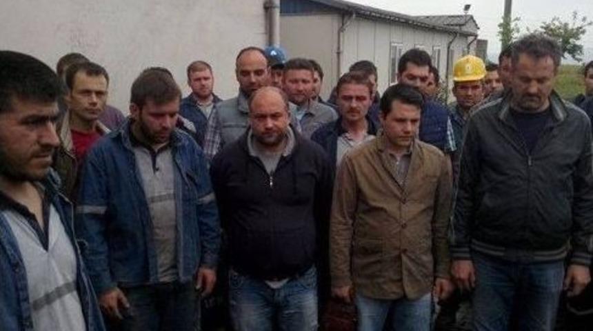 Demir &Ccedil;elik İş&ccedil;ilerinden &Ouml;len Madencilere Destek