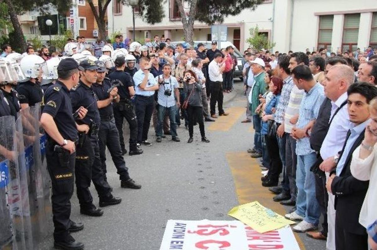 Aydın&rsquo;daki Soma Eylemine Tomalı M&uuml;dahale