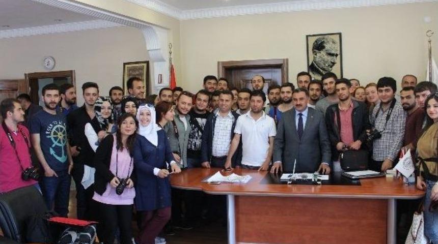 Geleceğin Gazetecilerinden Başkan Cabbar&rsquo;a Ziyaret