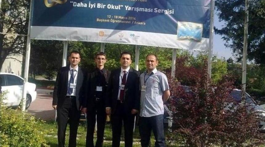 Tercan Teknik Ve End&uuml;stri Meslek Lisesi T&uuml;rkiye İkincisi Oldu