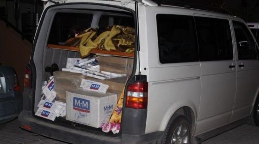 Erzincan&rsquo;da 7 Bin 970 Paket Ka&ccedil;ak Sigara Ele Ge&ccedil;irildi