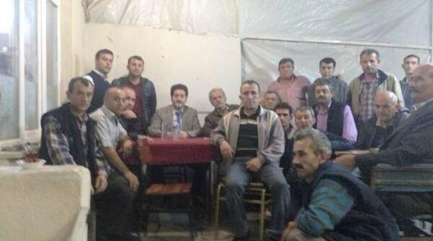Hasan Fehmi Kinay'dan K&uuml;tahyalı Şehit Madencilerin Yakınlarına Taziye Ziyareti