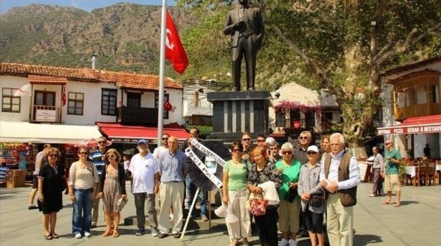 Soma Maden Faciası Kaş&rsquo;ta Protesto Edildi