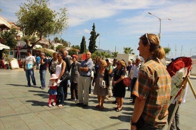 Soma Maden Faciası Kaş’ta Protesto Edildi