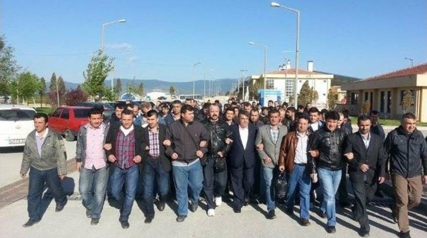 Hisarcık Maden-iş Sendikası'ndan Maden Şehitleri İ&ccedil;in Saygı Duruşu