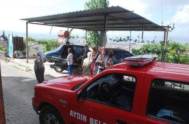 Aydın’da Boş Arazide Çıkan Ot Yangını Korkuya Neden Oldu