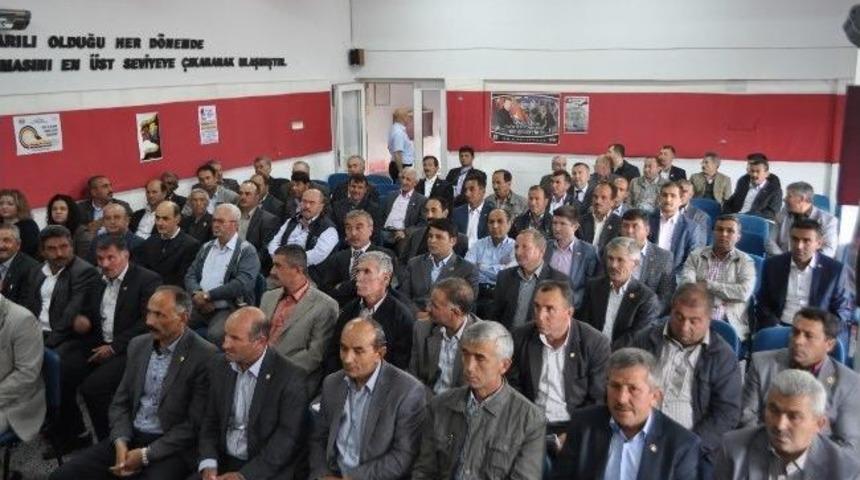 Demirci&rsquo;de Mahalle Muhtarları Bilgilendirildi