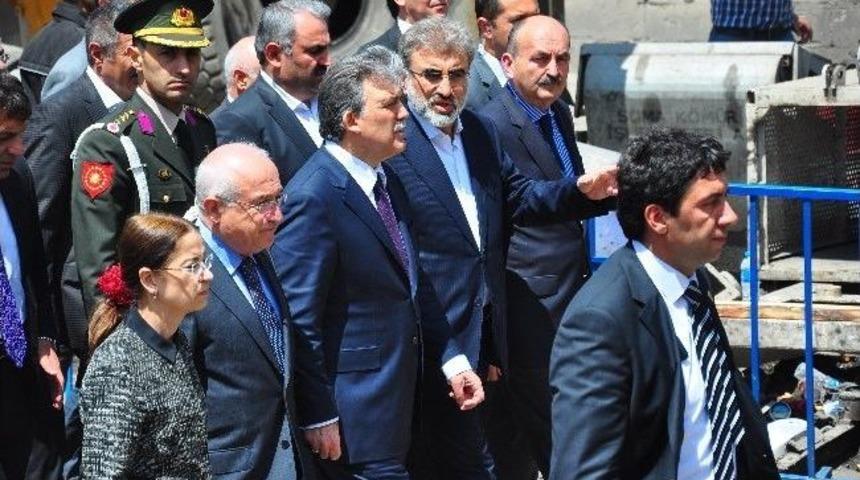 Cumhurbaşkanı G&uuml;l Maden Ocağında