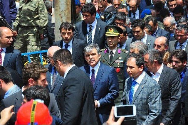 Cumhurbaşkanı G&uuml;l Maden Ocağında 1