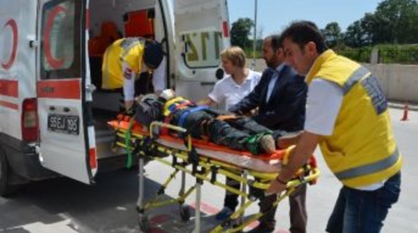 Bisikletten D&uuml;şen &Ccedil;ocuk Yaralandı