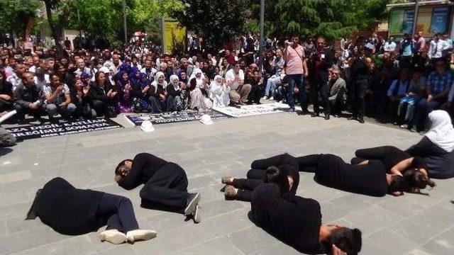 Siirt'teki Stk’lar Soma İçin Meydana İndi