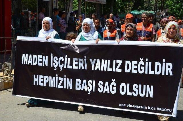 Viranşehir’de Soma Protestosu